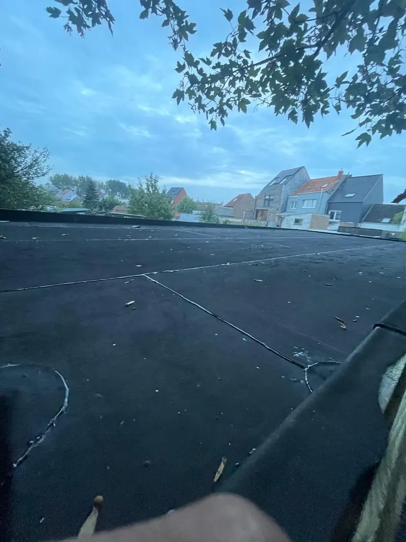 Detail van een Restrix EPDM dak