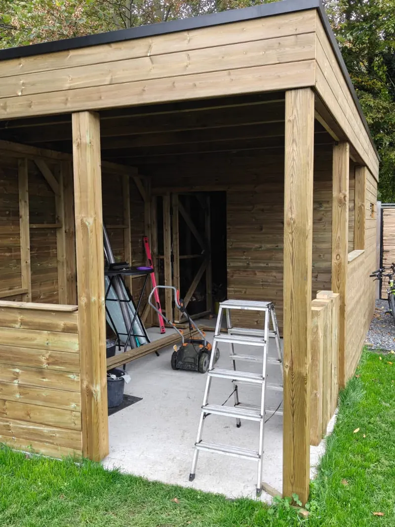 Afgewerkt plat dak in Restrix EPDM
